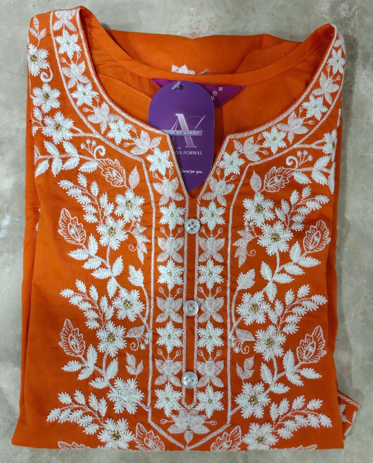 Kesariya Saaj Short Kurti
