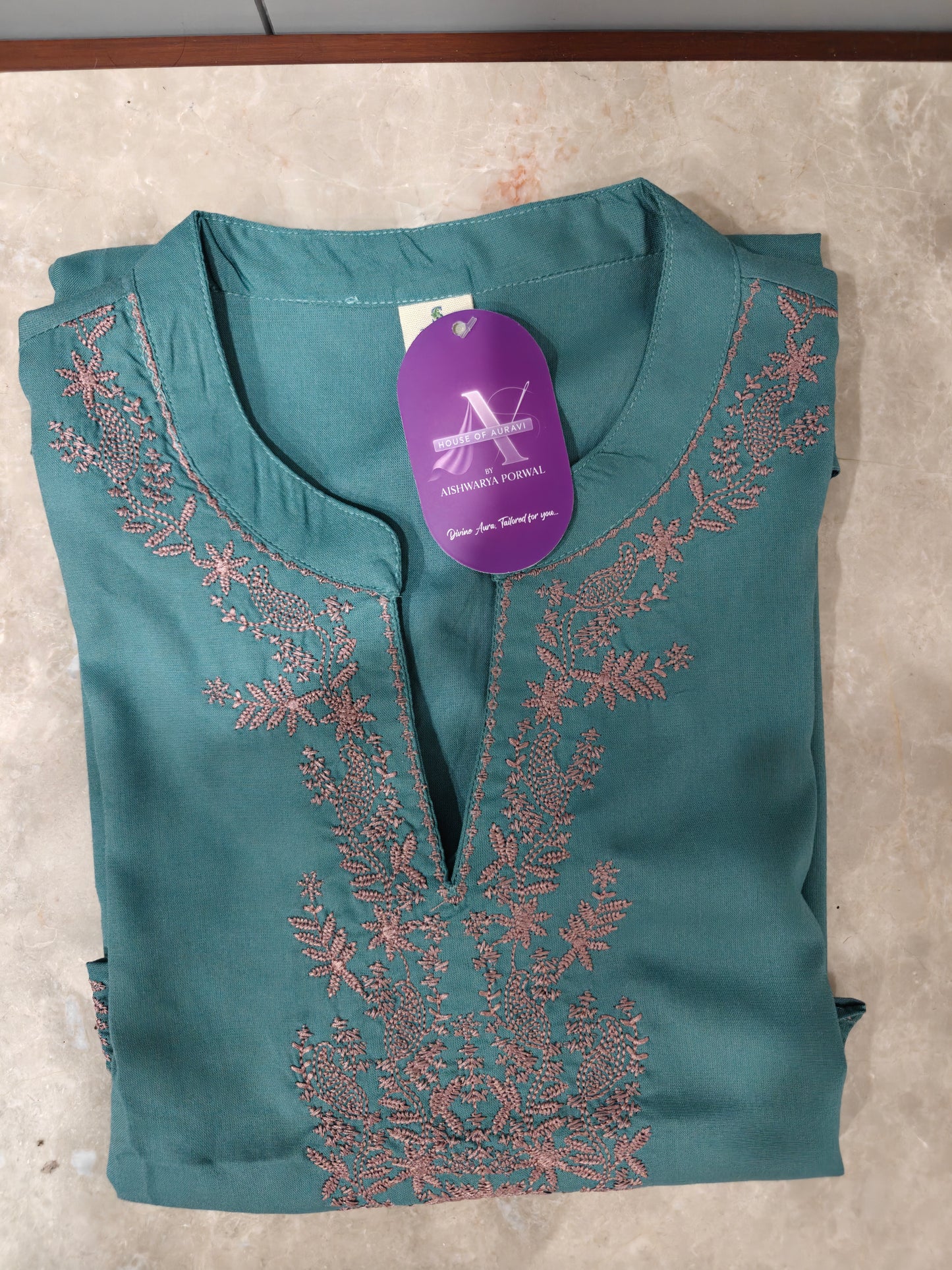 Pastel Bloom Short Kurti