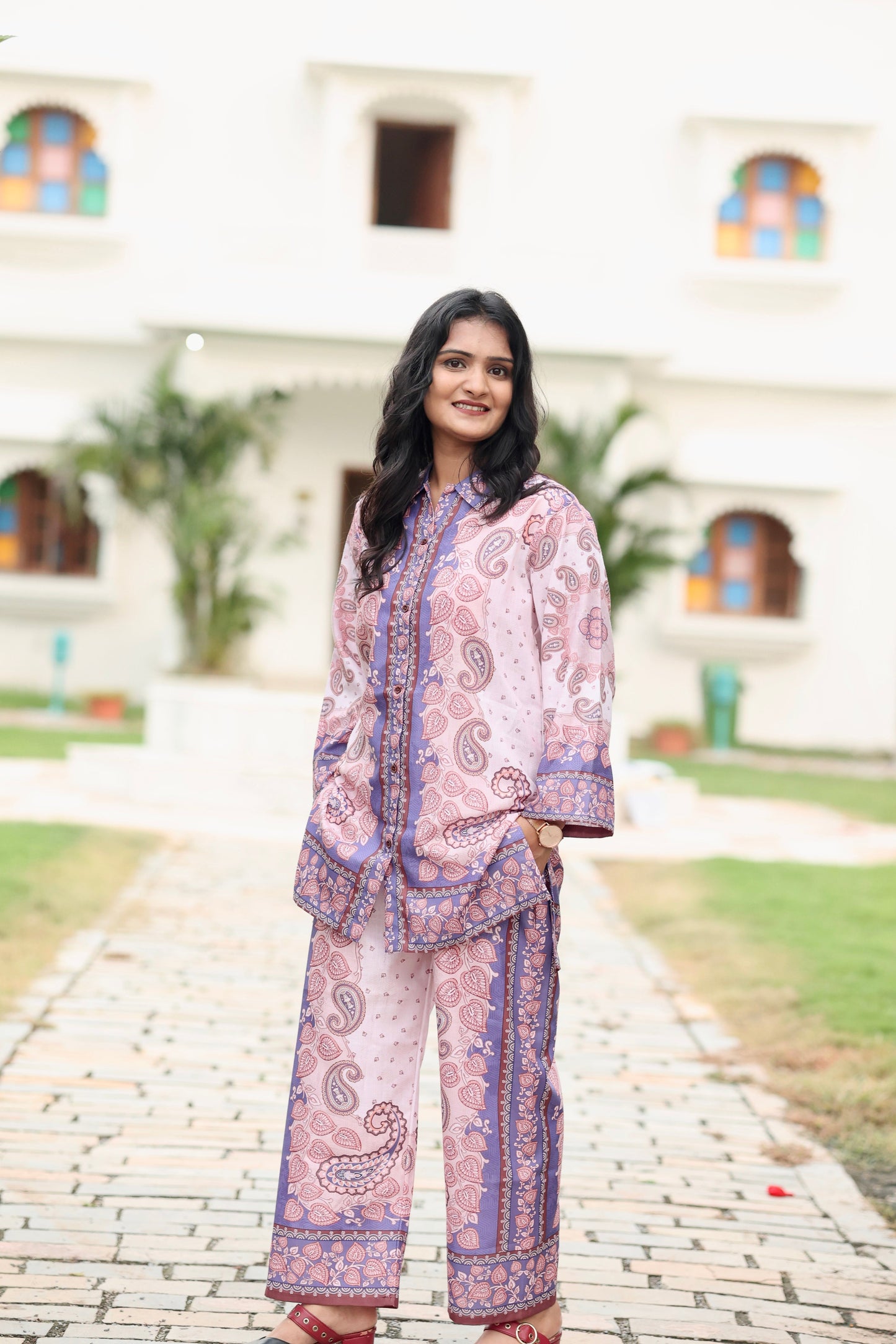 Blush Paisley Co-Ord set