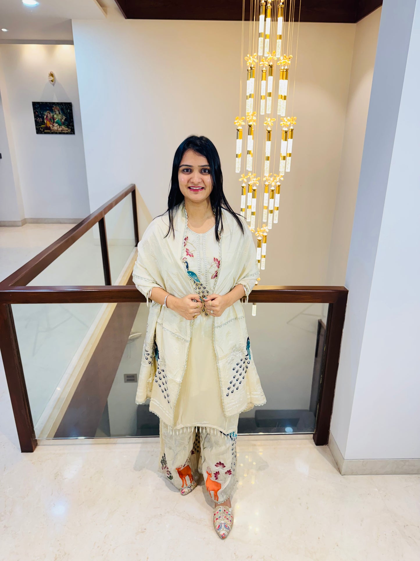 Royal Crepe Indo Western