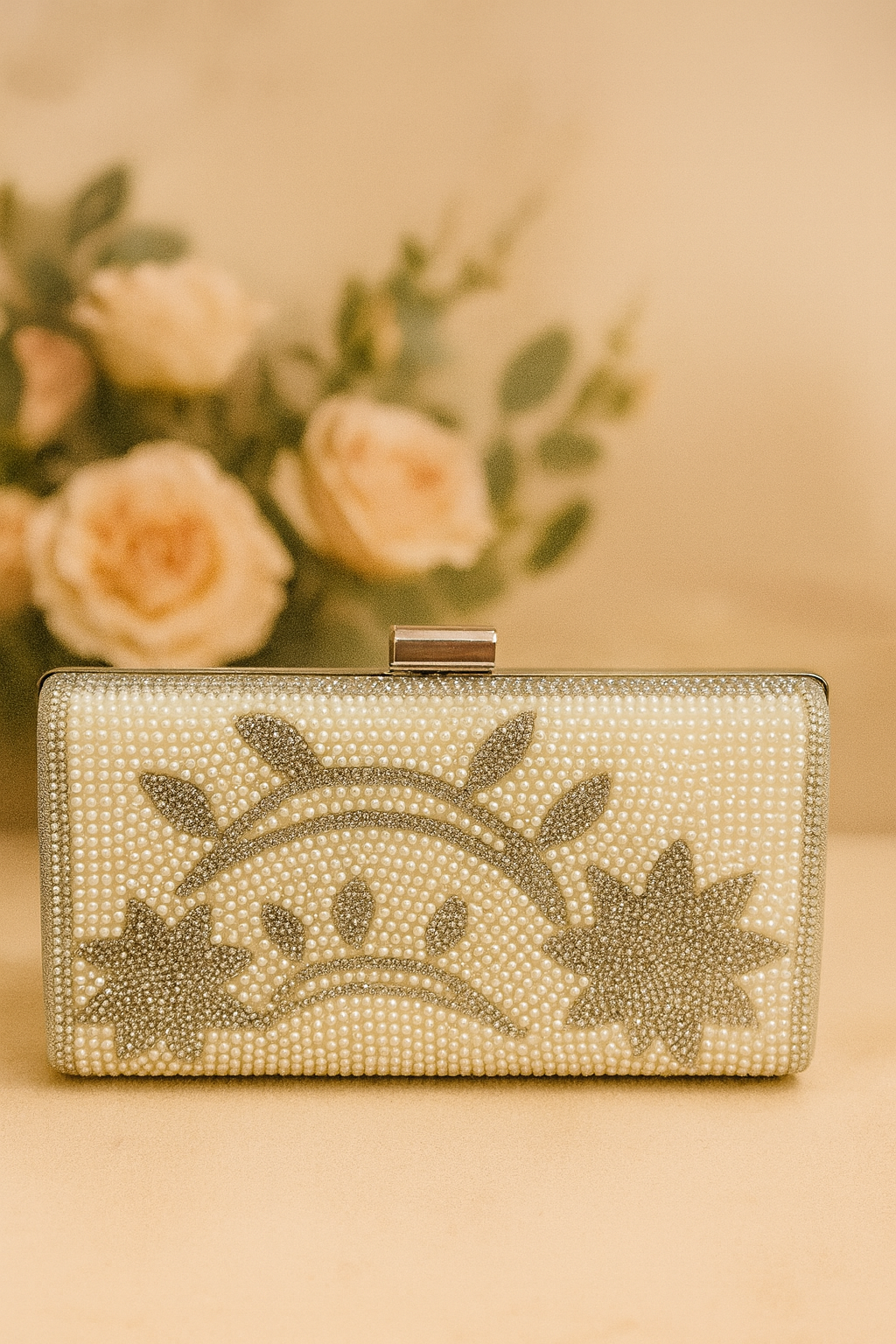 Elegant Pearl Clutch