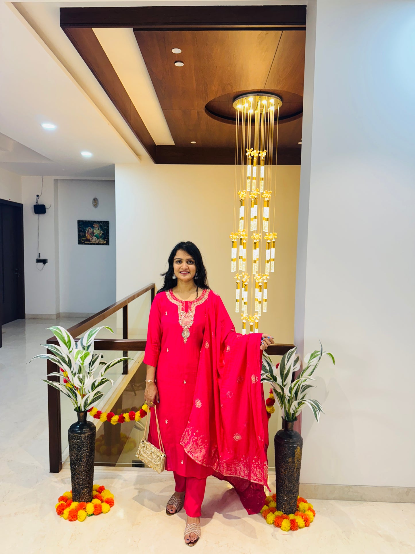 Rani Radiance Mul Chanderi Salwar Suit