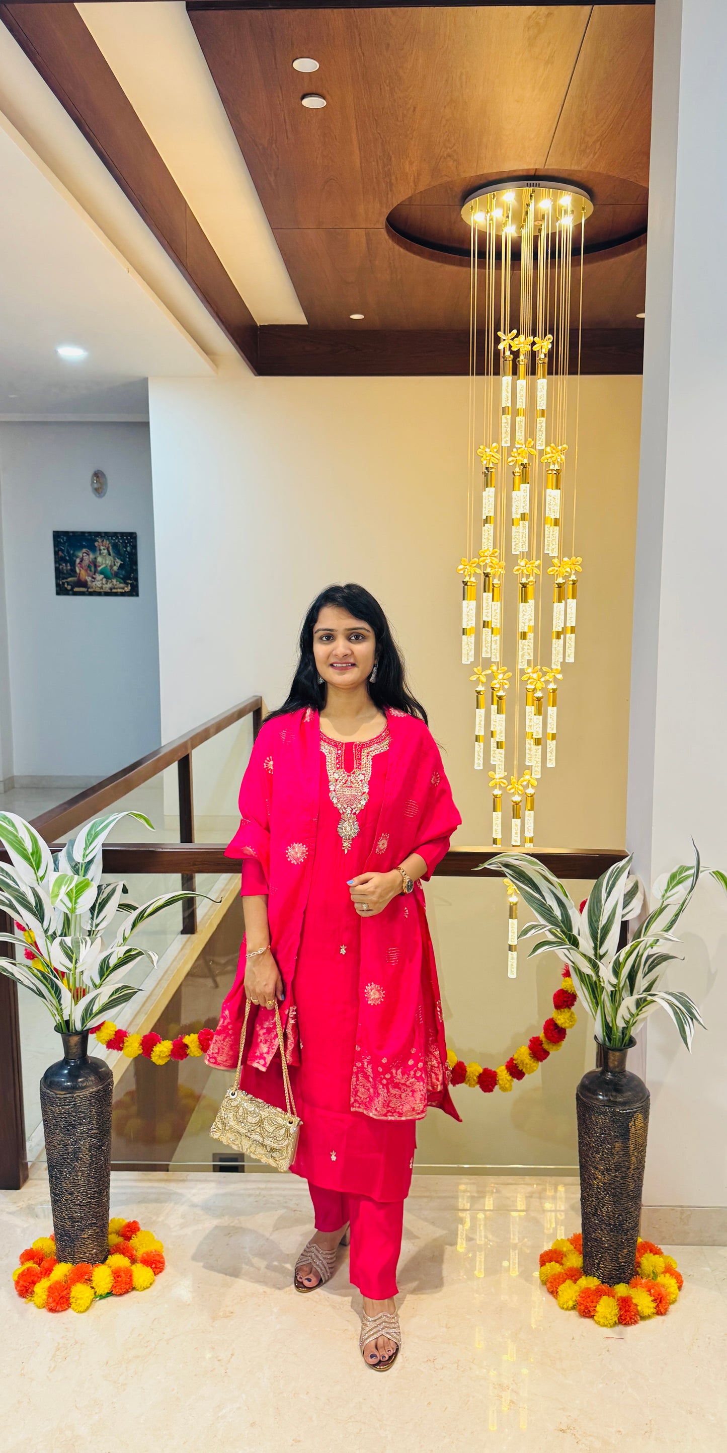 Rani Radiance Mul Chanderi Salwar Suit