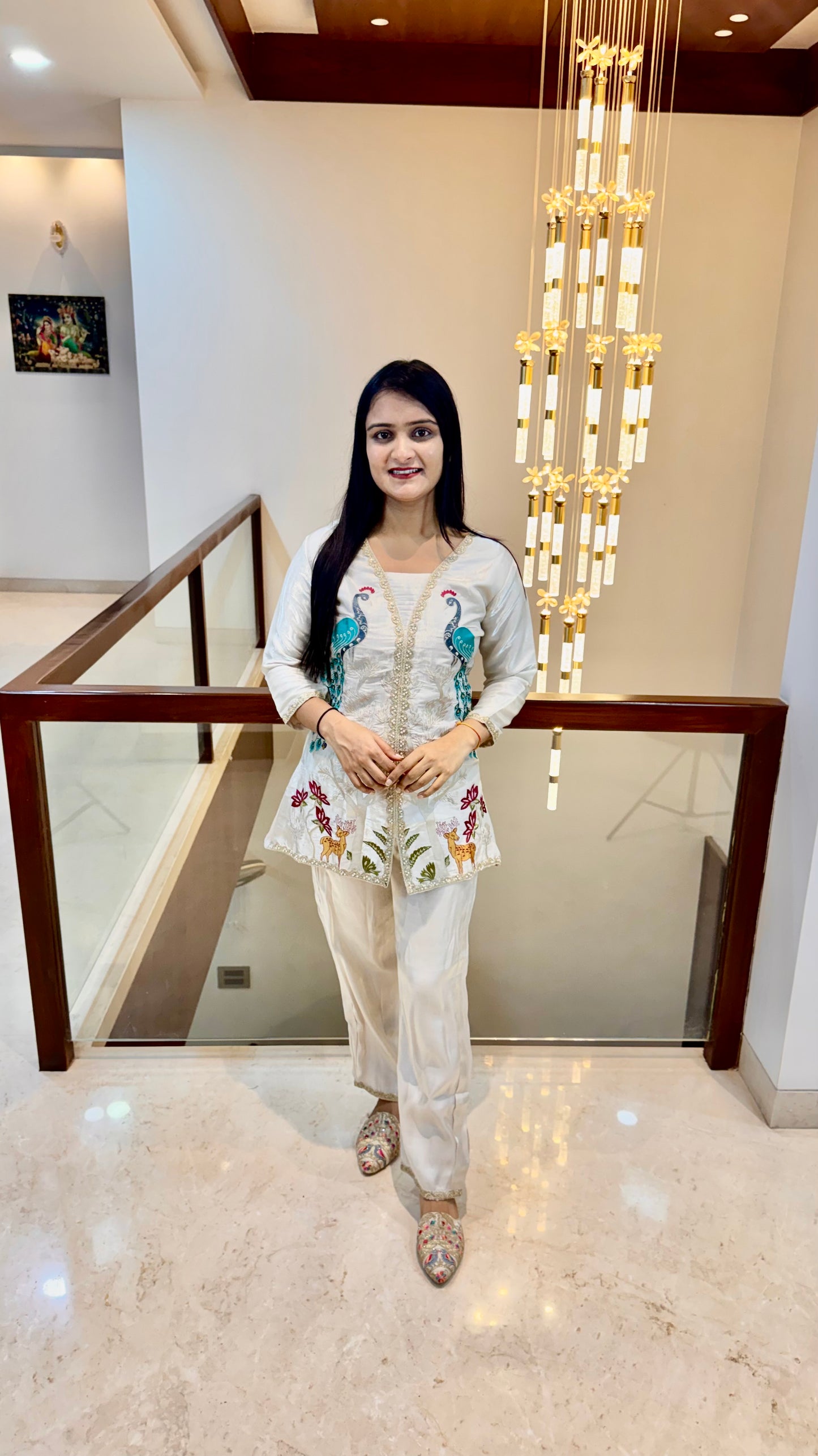 Ivory Zari Coord Set