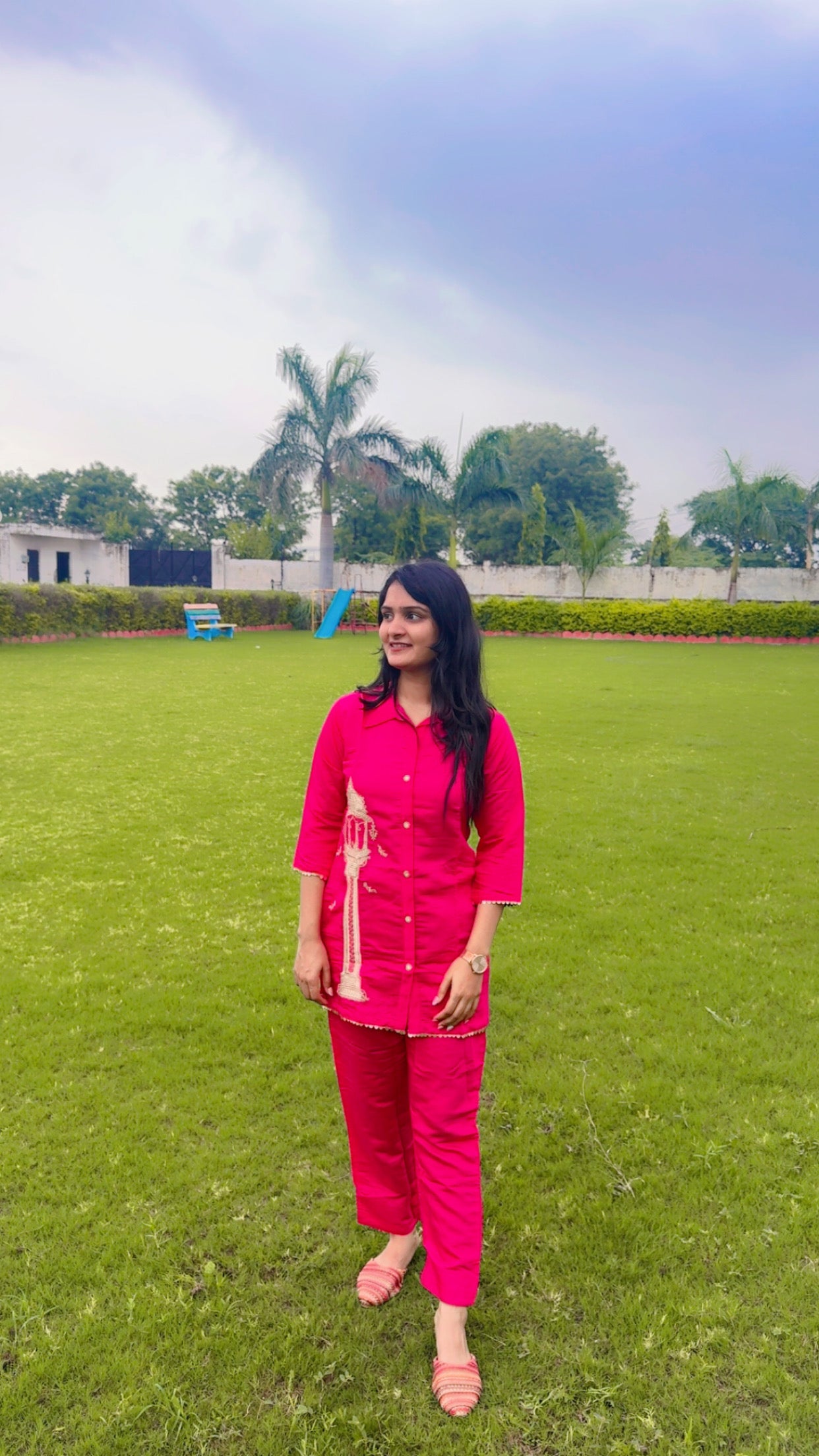 Gulabi Rajwadi Co-ord set
