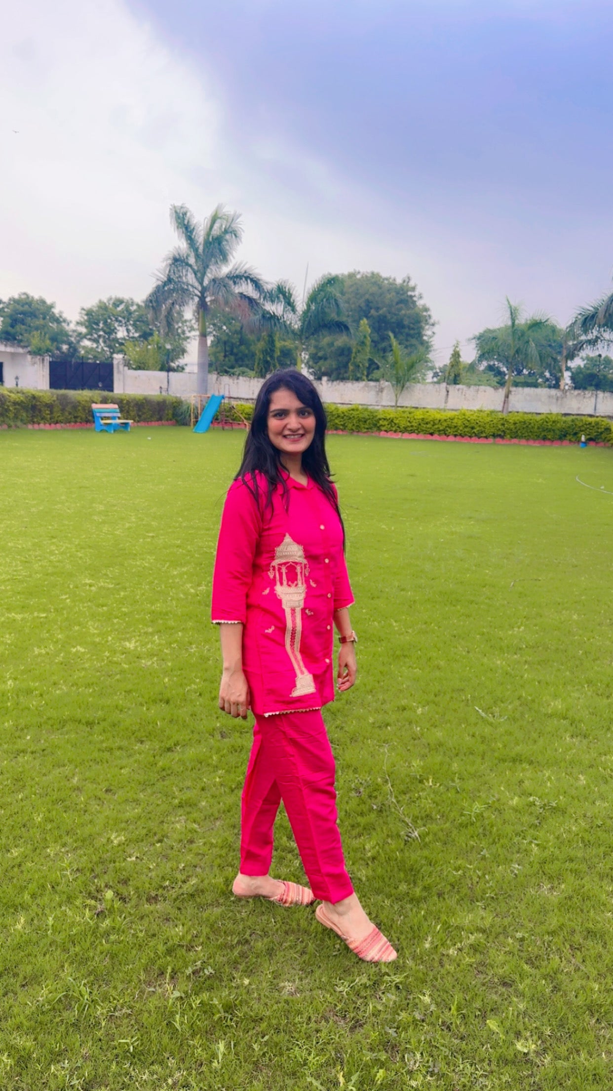 Gulabi Rajwadi Co-ord set