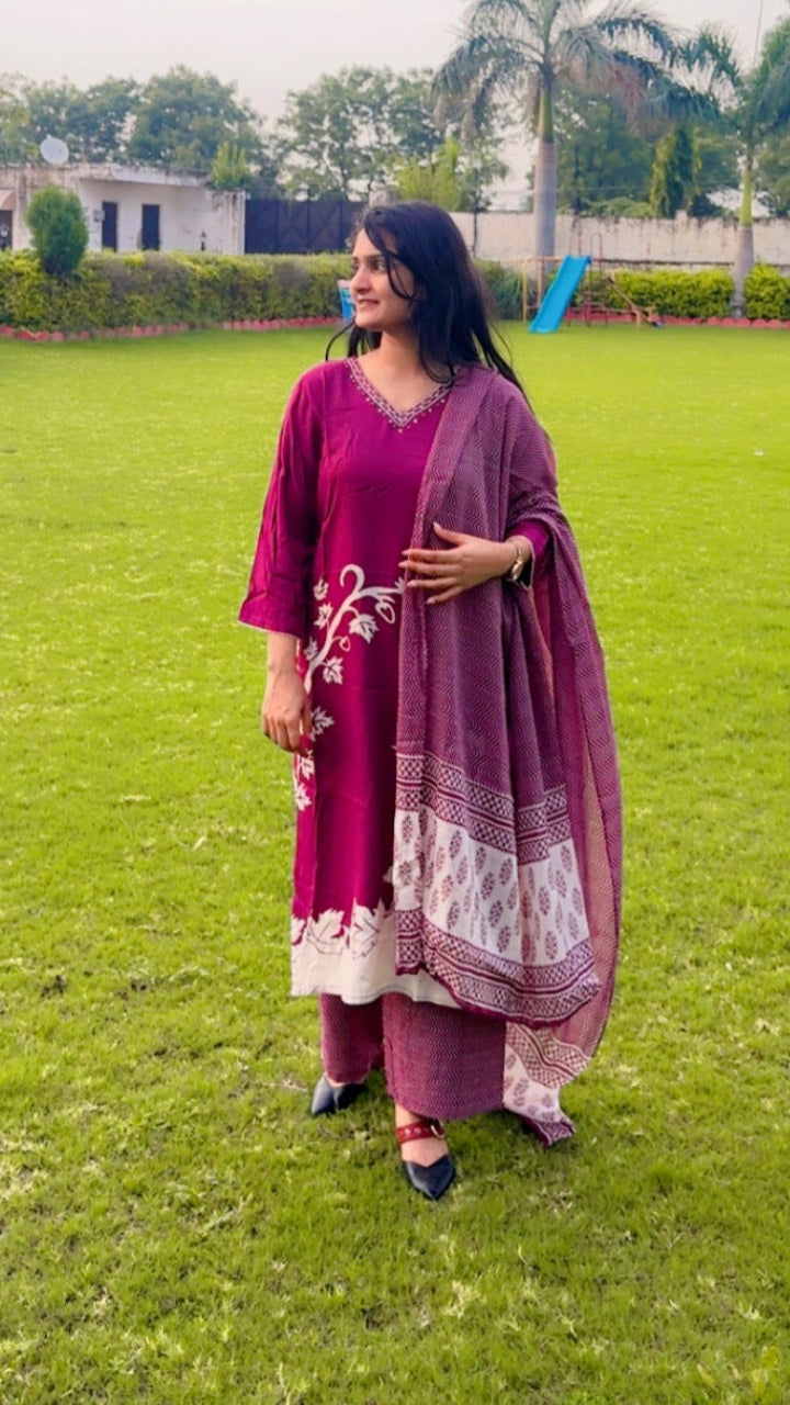 Gulwine charm Salwar Suit Set
