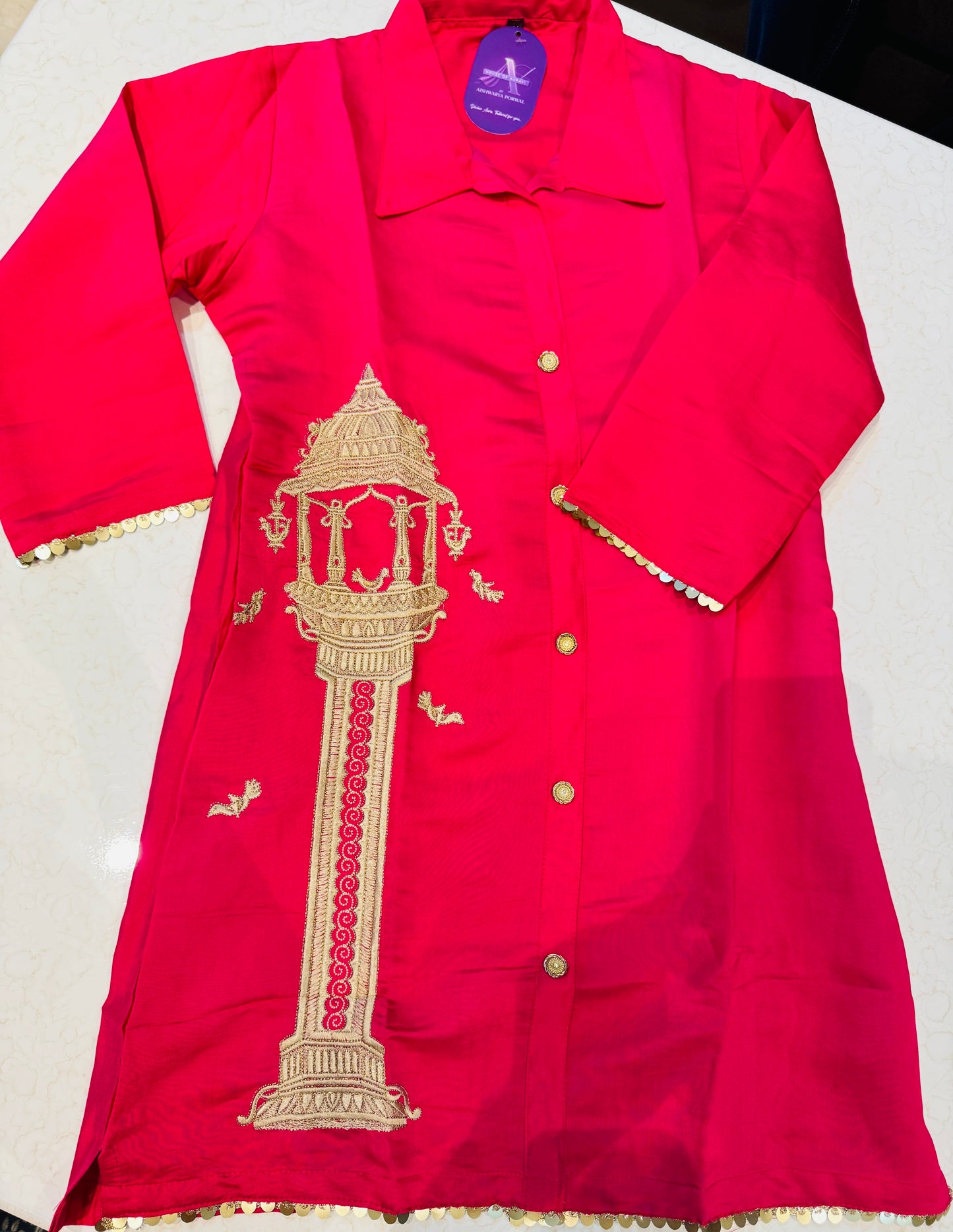 Gulabi Rajwadi Co-ord set