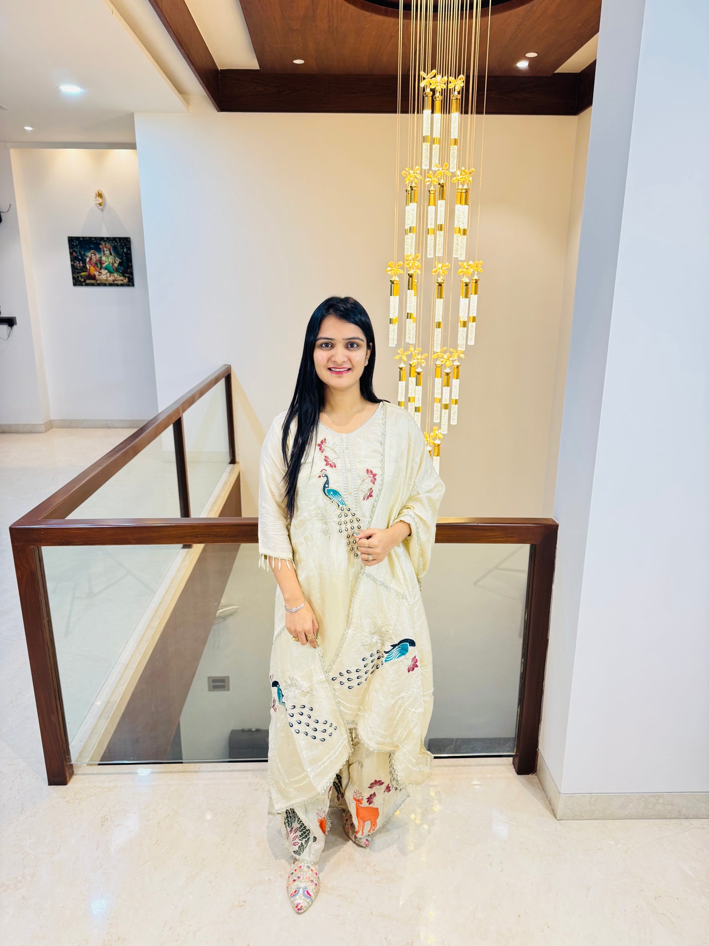 Royal Crepe Indo Western