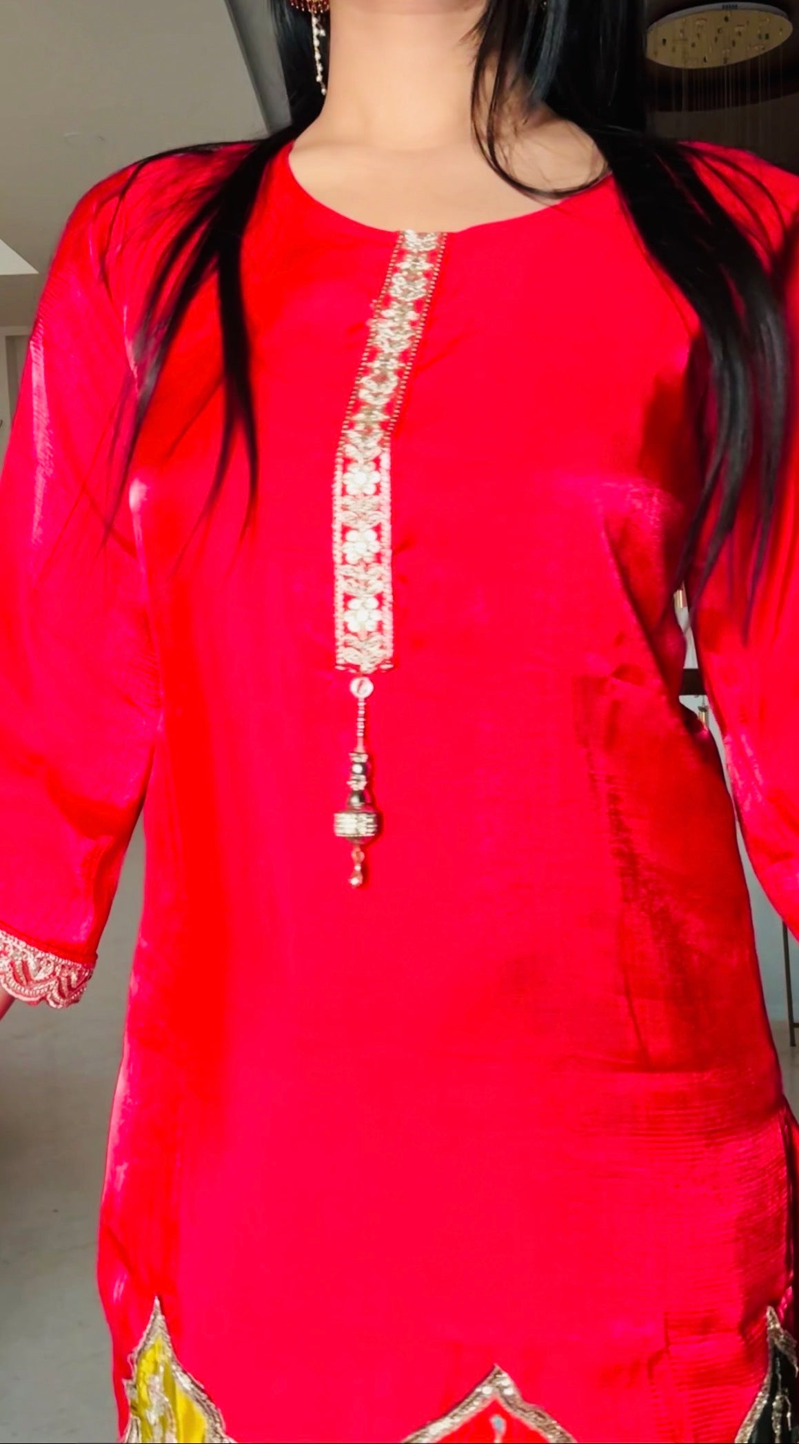 Pink Scarlet Salwar Suit