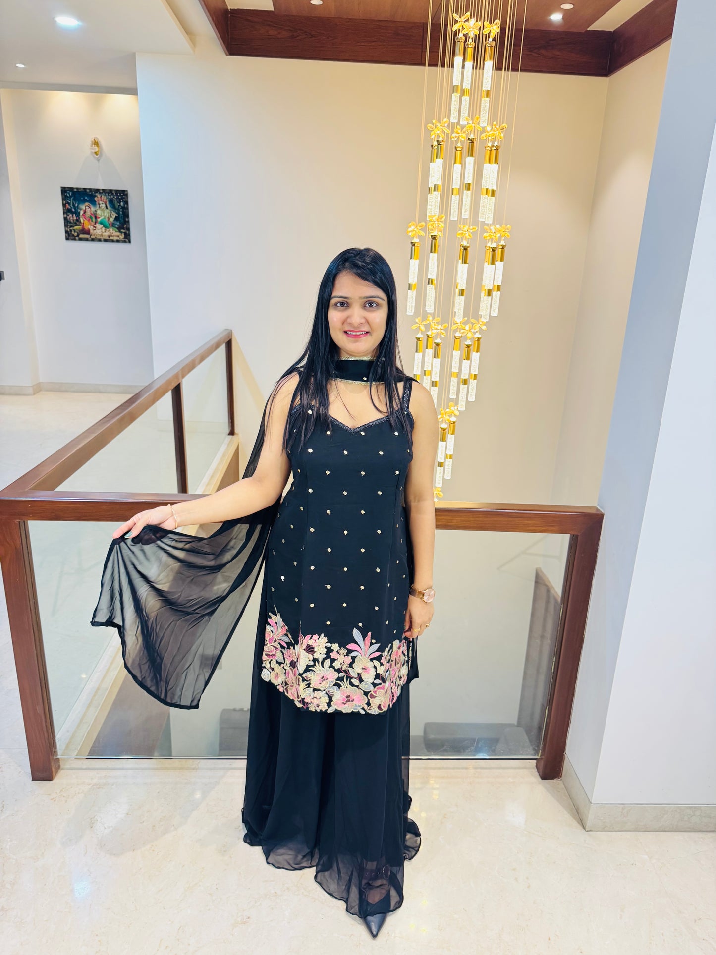 Mystic Night Indo Western Set