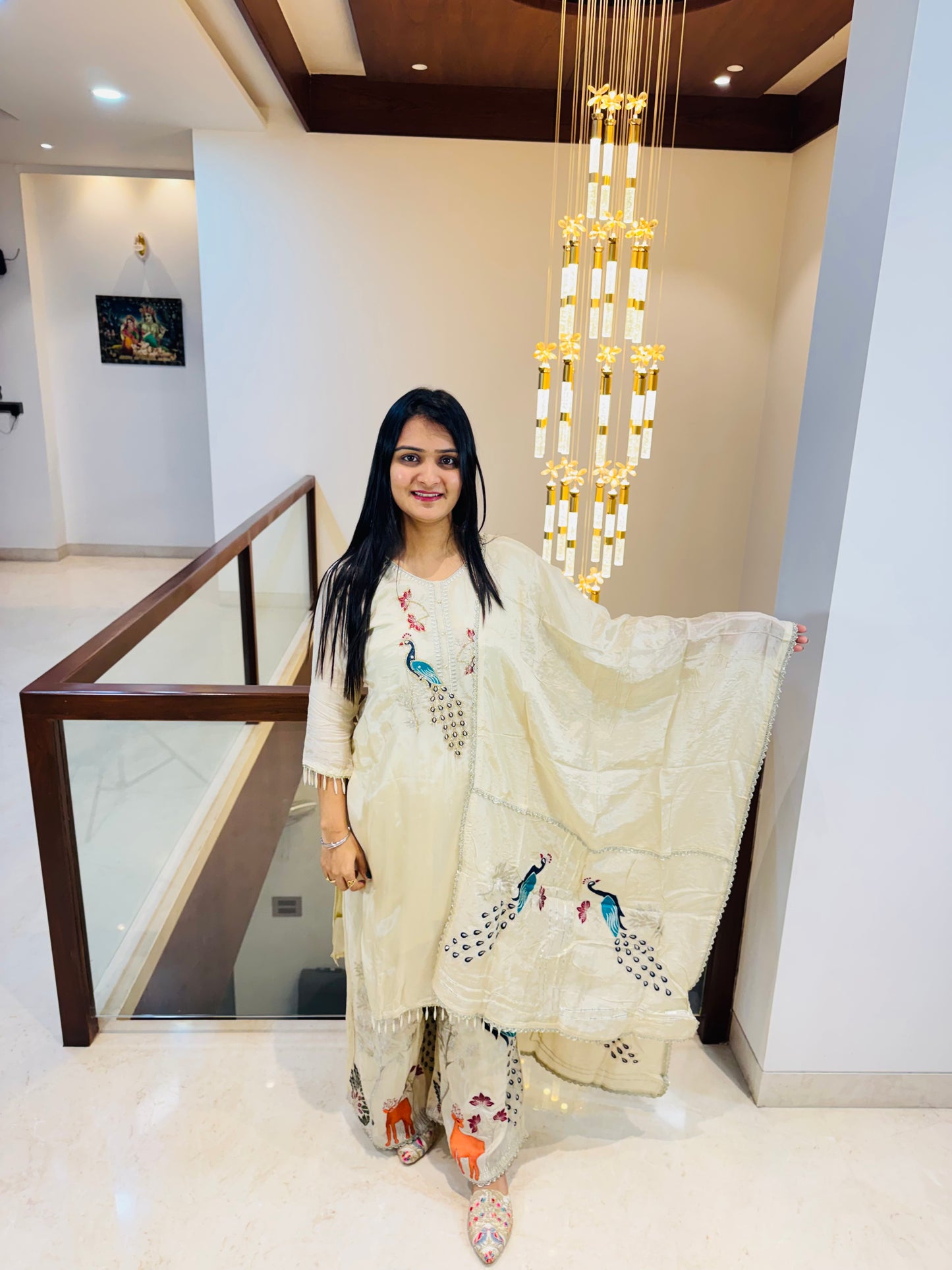 Royal Crepe Indo Western