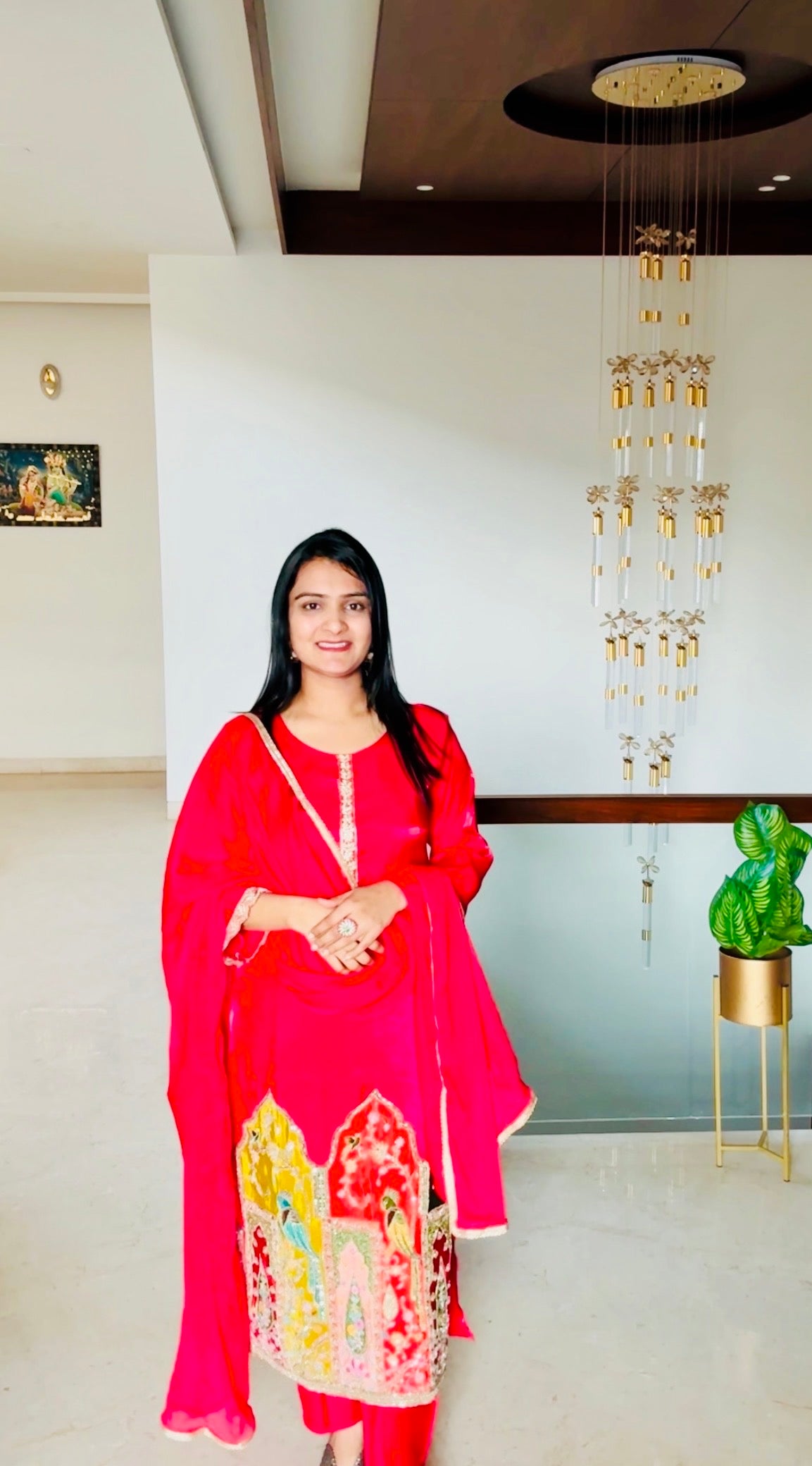 Pink Scarlet Salwar Suit