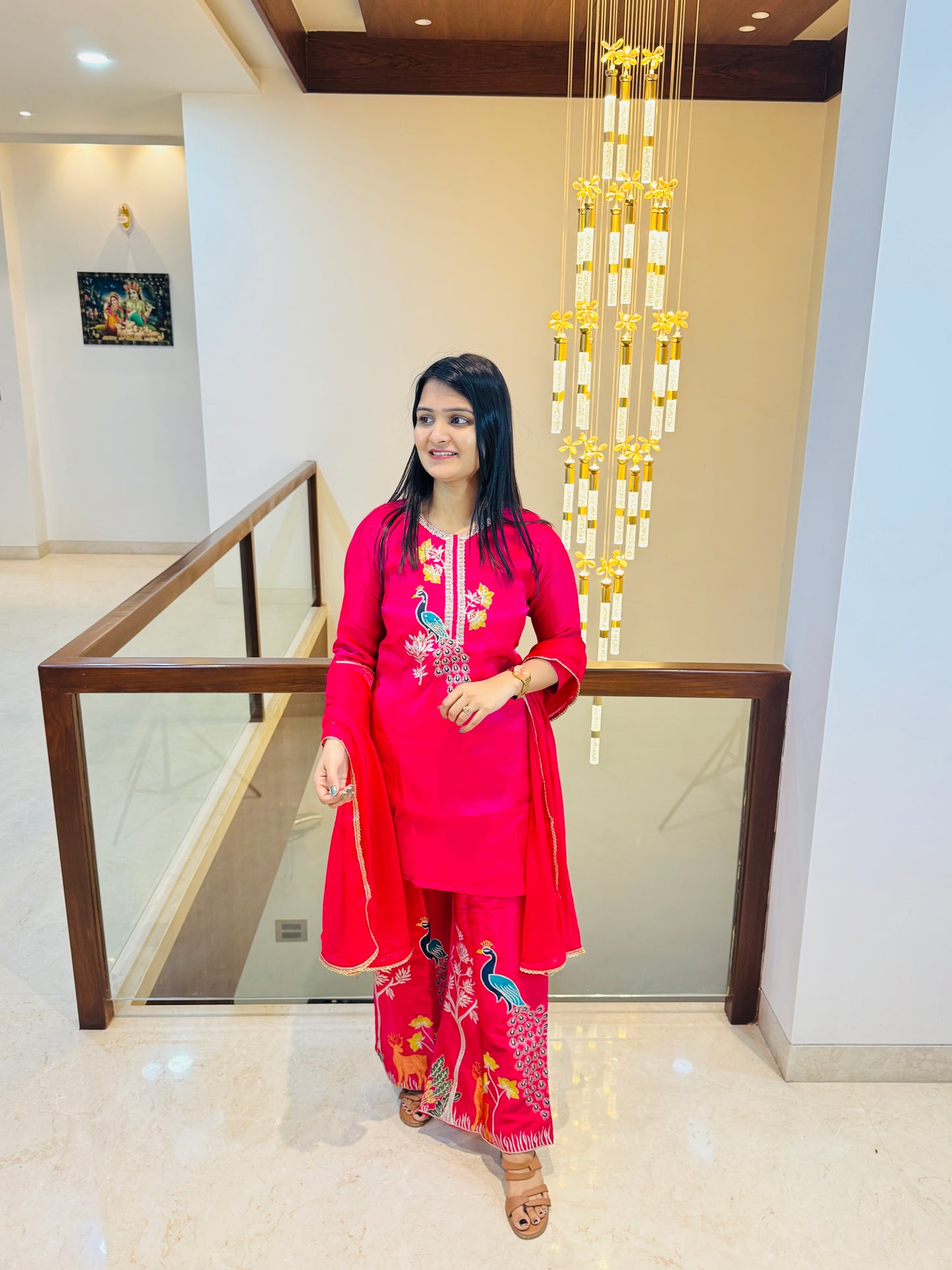 Gulabo Peacock Sharara Set