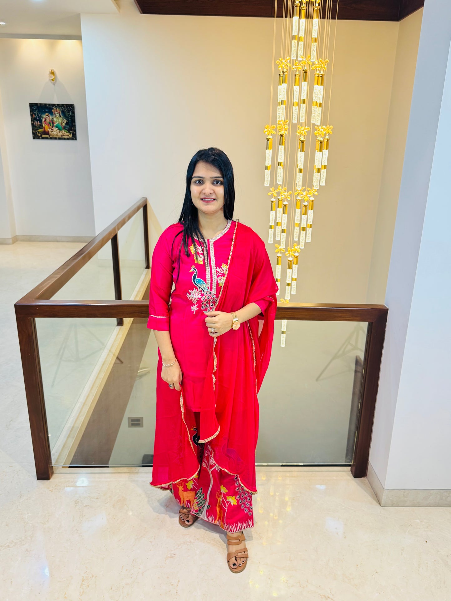 Gulabo Peacock Sharara Set