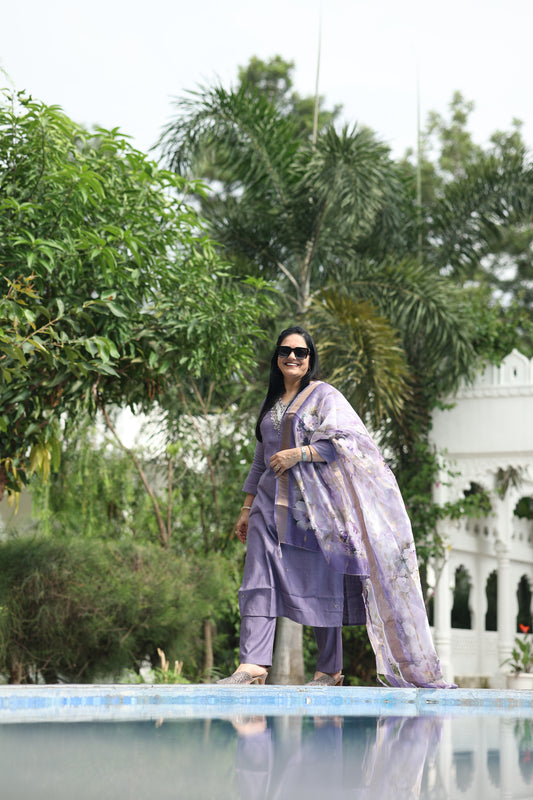 Rajmahal Zari Salwar Suit Set