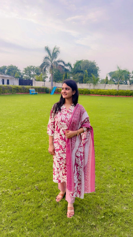Leaf story Salwar Suit