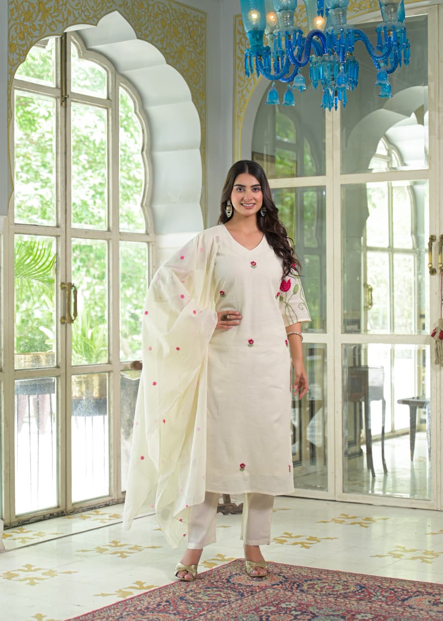 Floral Blossom Salwar Suit