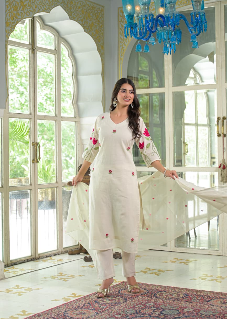 Floral Blossom Salwar Suit