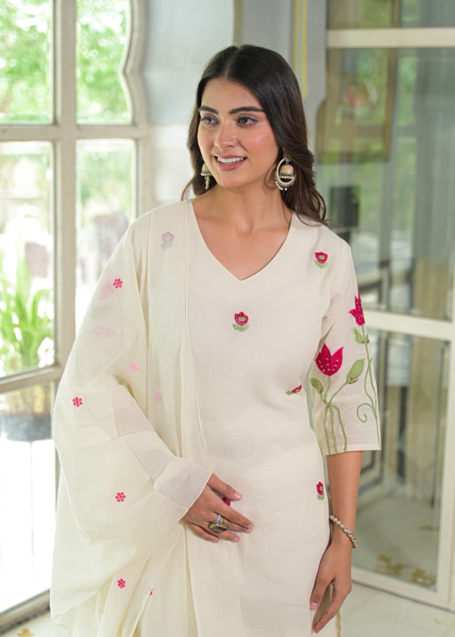Floral Blossom Salwar Suit