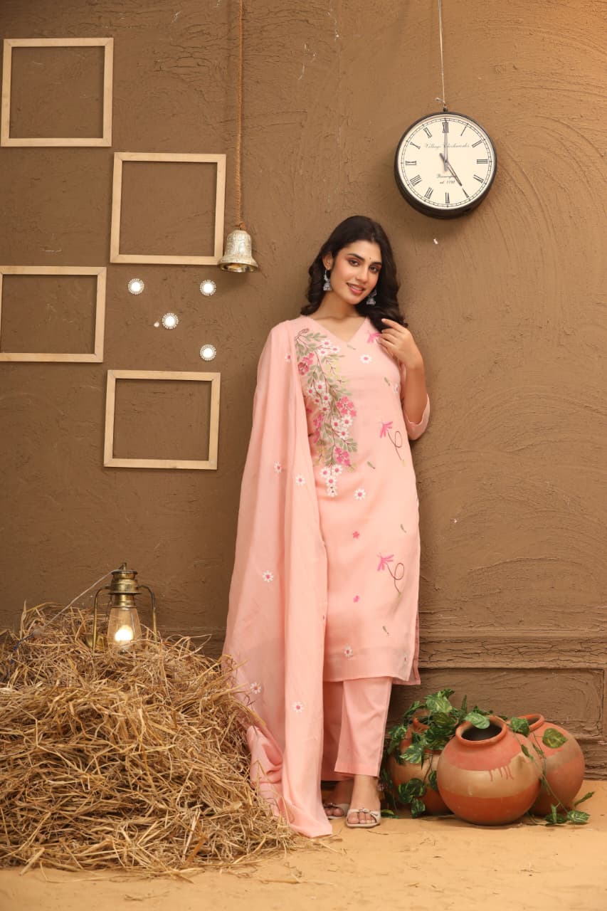 Blush Mul Cotton Salwar Suit