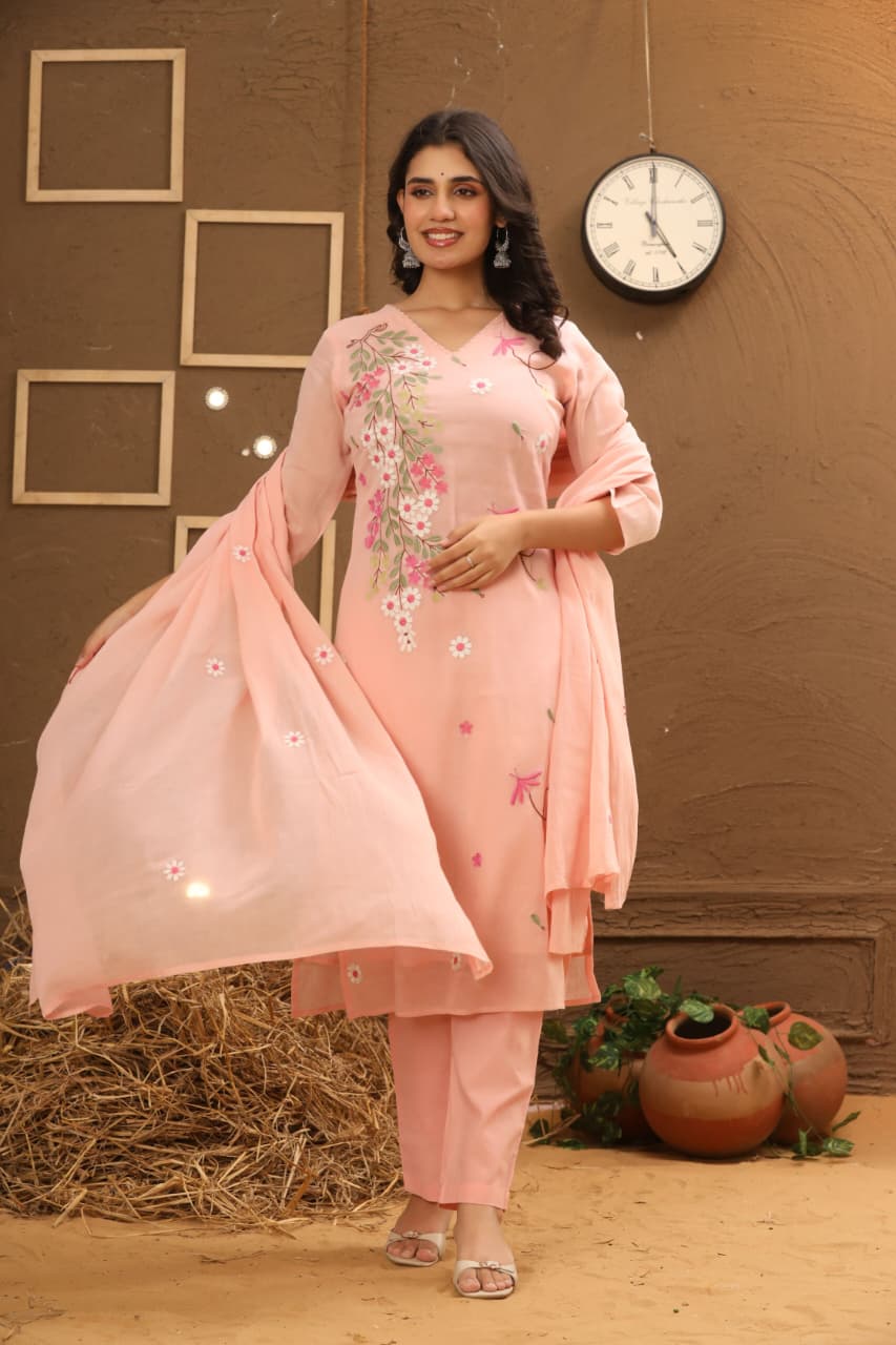 Blush Mul Cotton Salwar Suit