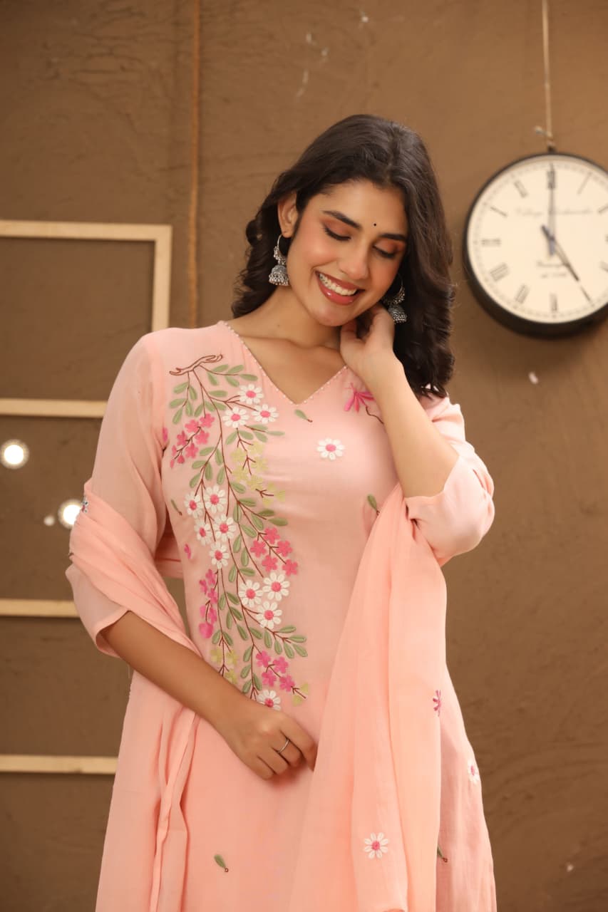 Blush Mul Cotton Salwar Suit